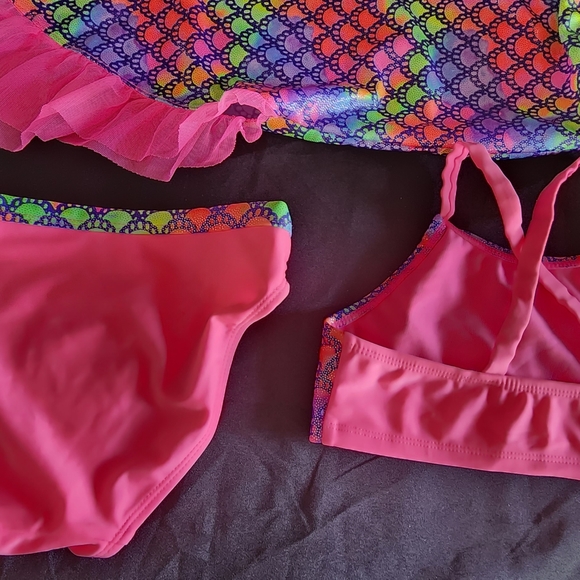 3 Piece Mermaid Swimsuit - Picture 5 of 5